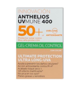 Anthelios SPF50  toque seco color 50ml Roche posay