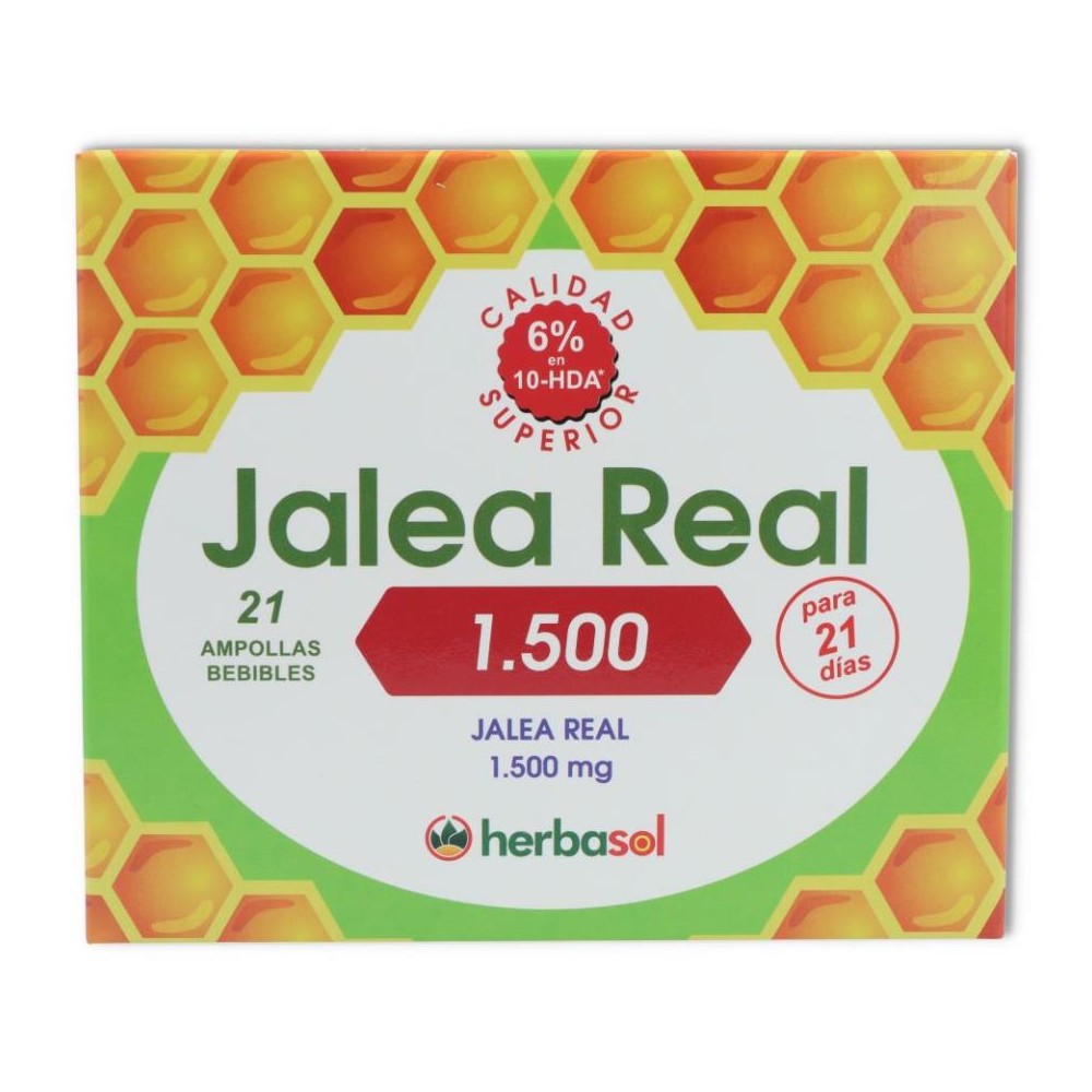 Jalea Real 1500 21 ampollas  Herbasol