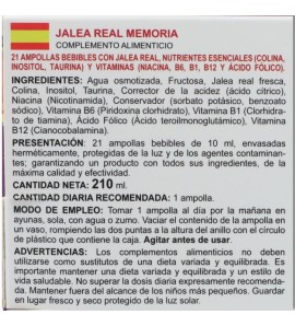 Jalea Real Memoria 21 ampo Herbasol