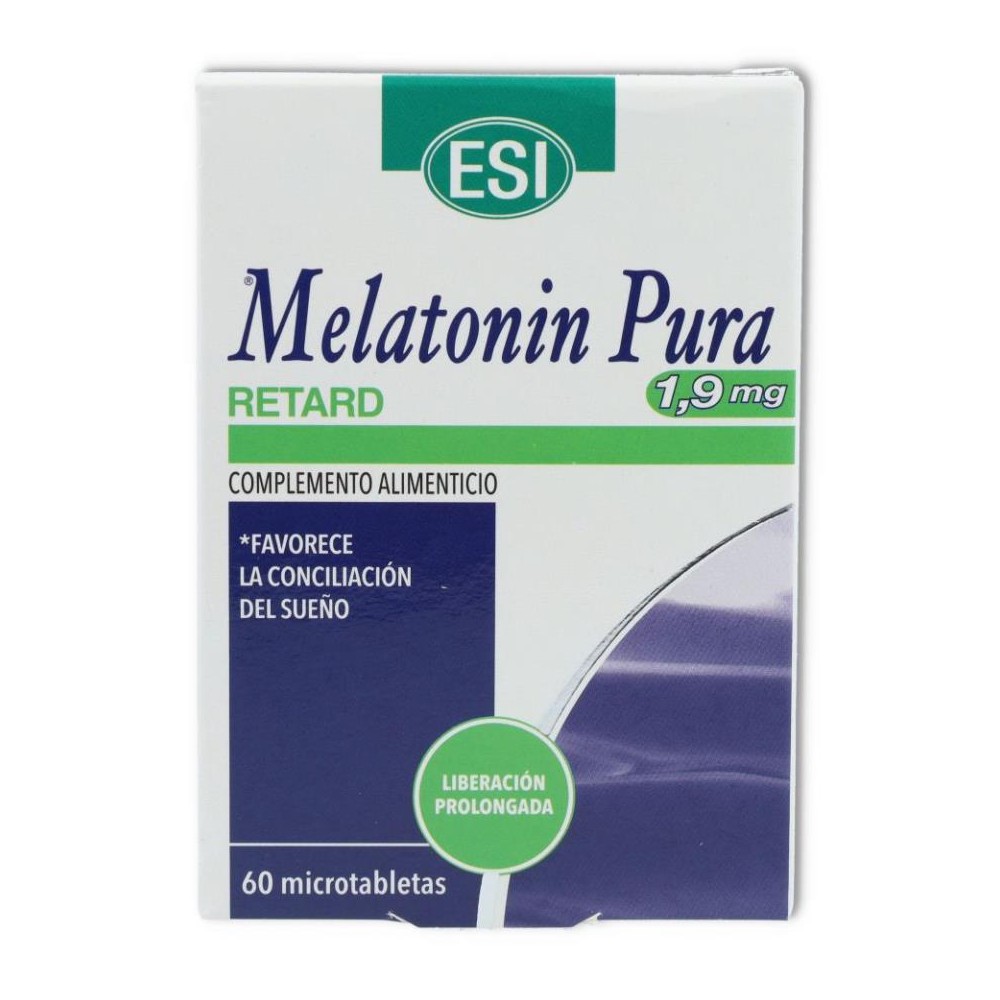 Melatonina Pura Retard 1 9 mg 60 comp ESI