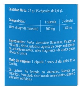 Sidra 500 mg 45 cap Naturmil