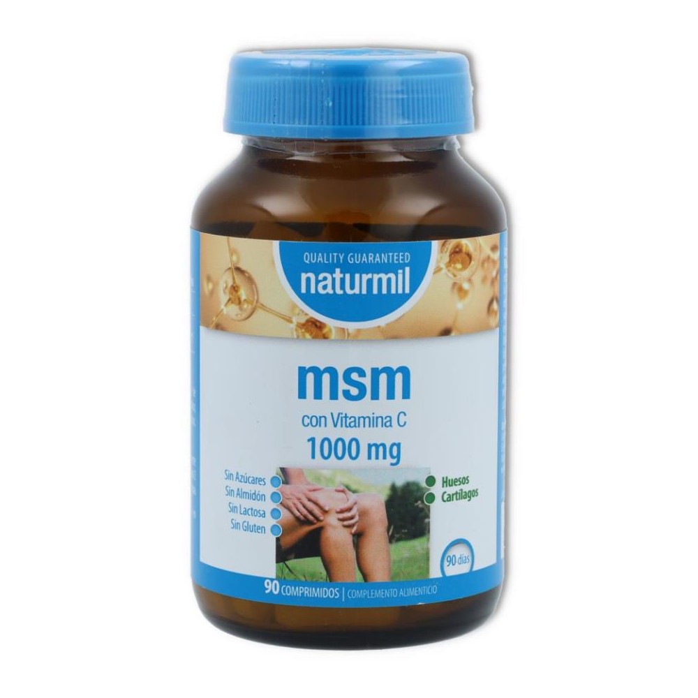 MSM con Vitami C 90 comp Naturmil