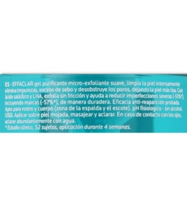 Effaclar  microexfoliante  400 ml La roche posay