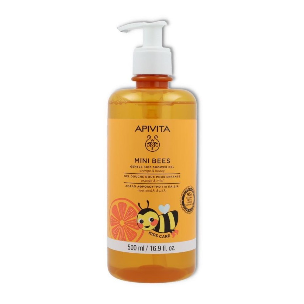 Apivita Mini Bees Naranja y Miel  Gel Ducha 500 ml