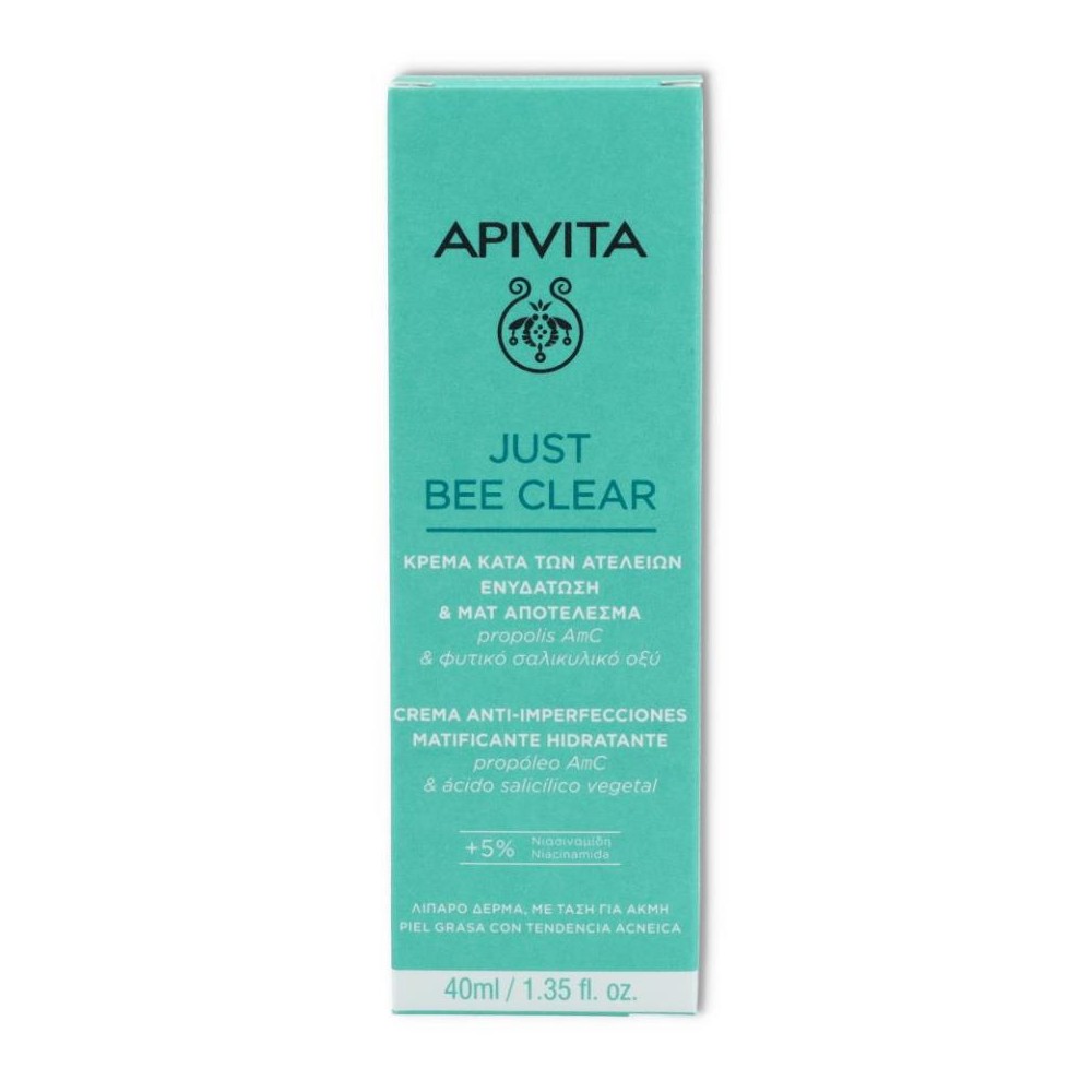 Apivita Just Bee Clear Crema Antiperfeccion 40 ml 