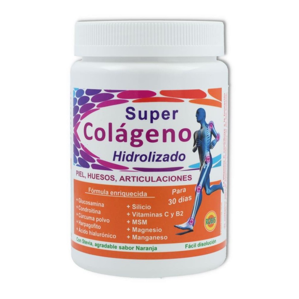 Super Colageno Hidrolizado Naranja 300 gr Robis