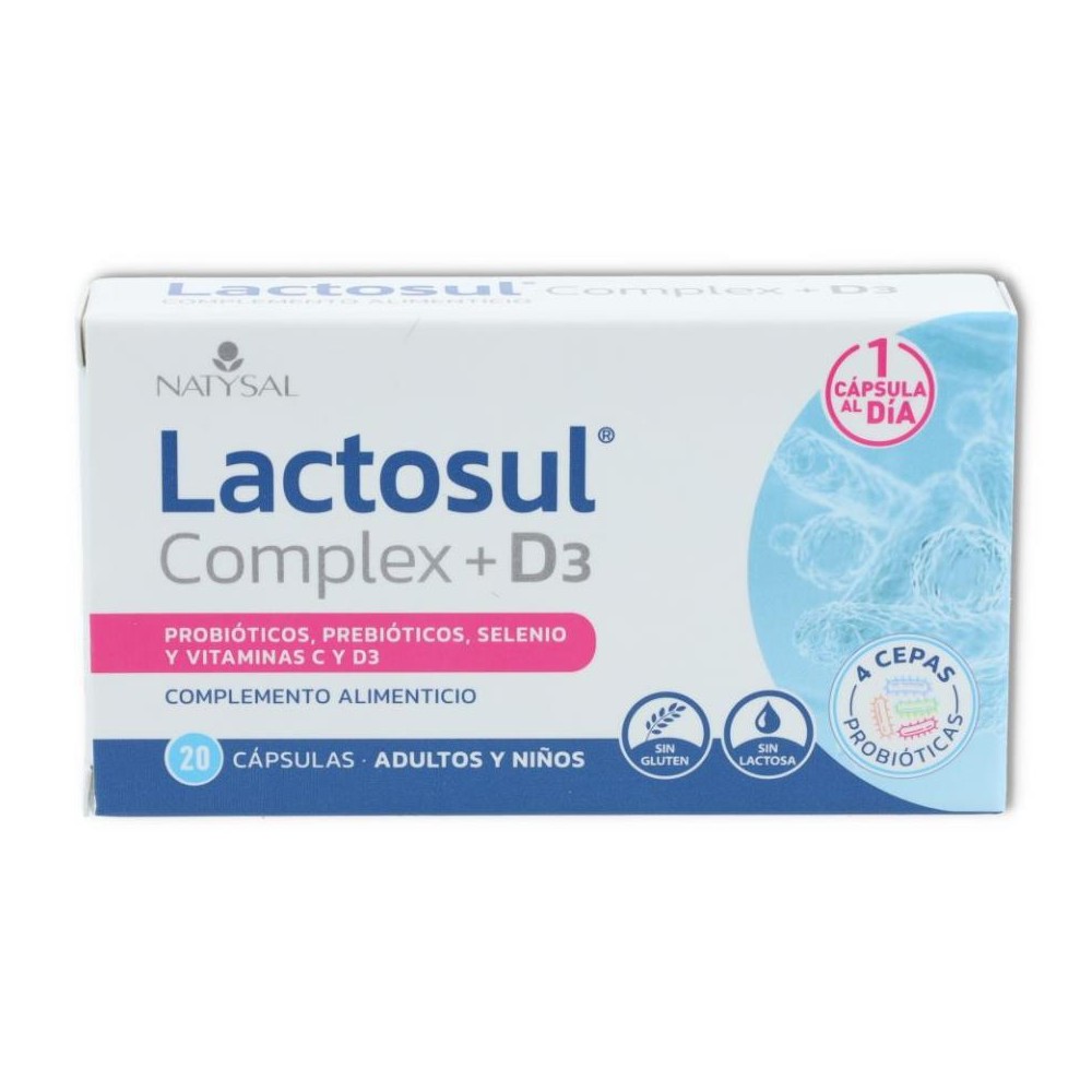 Lactosul Complex   D3 20 cap Natysal