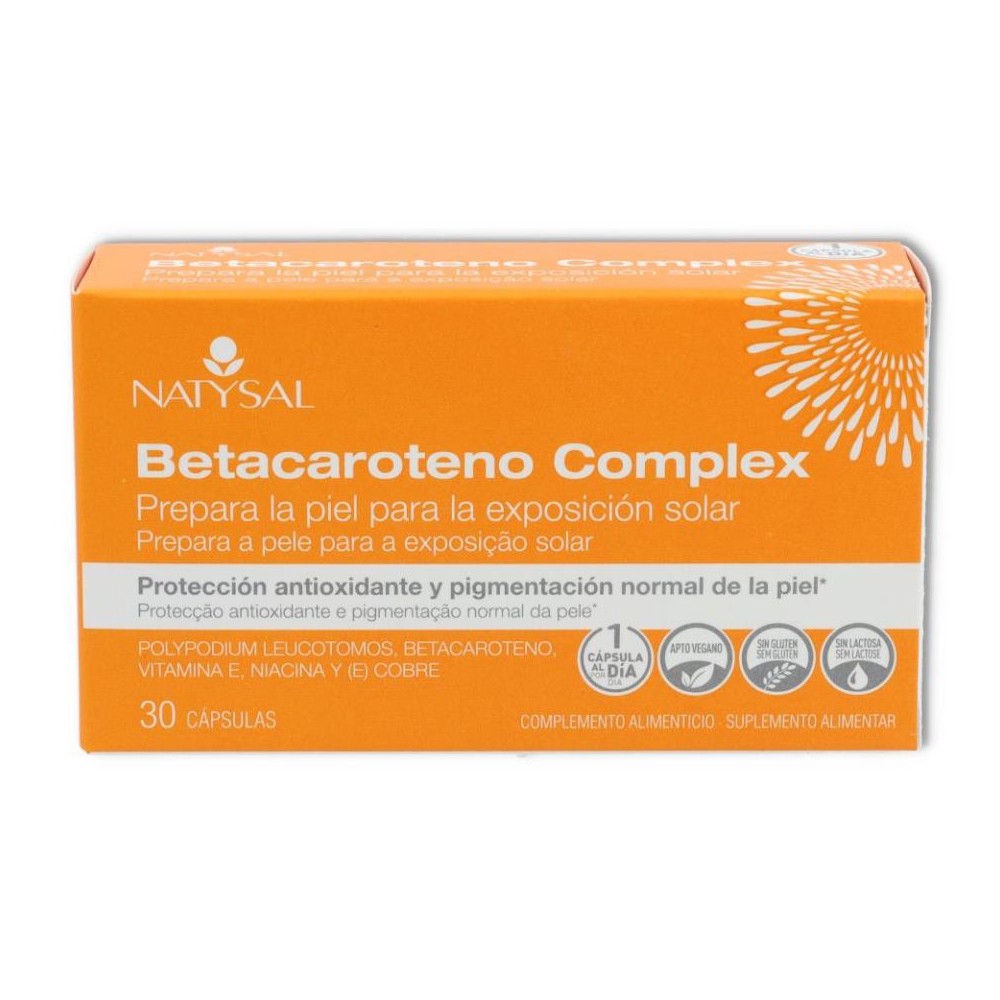 Betacaroteno Complex 30 cap Natysal