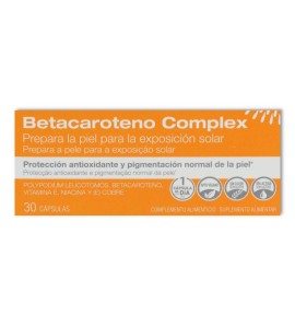 Betacaroteno Complex 30 cap Natysal