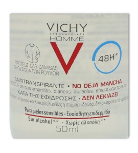 DESODORANTE HOMBRE no manchas  VICHY 48 HORAS