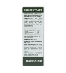 Holoextract melatonina sueño 50 ml equisalud