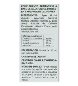 Holoextract melatonina sueño 50 ml equisalud