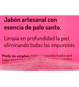 Jabon Palo Santo Trinidad   Caja Metal