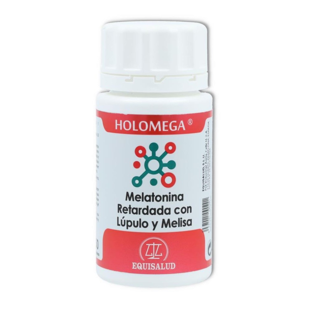 Holomega Melatonina con Lupulo y Melisa 50 cap