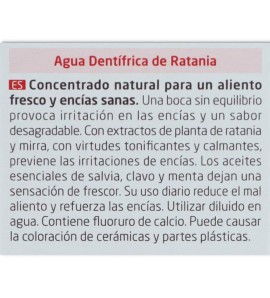 ELIXIR BUCAL DE RATANIA 50 ml WELLEDA