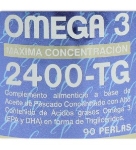 Omega 3 2400-TG 90 perlas Estado puro