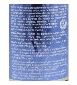 Omega 3 2400-TG 90 perlas Estado puro