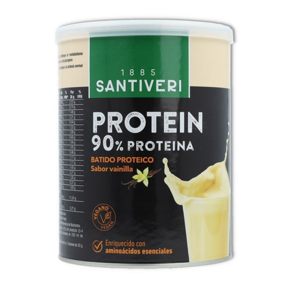 Protein 90 instan  vainilla 200gr Santiveri