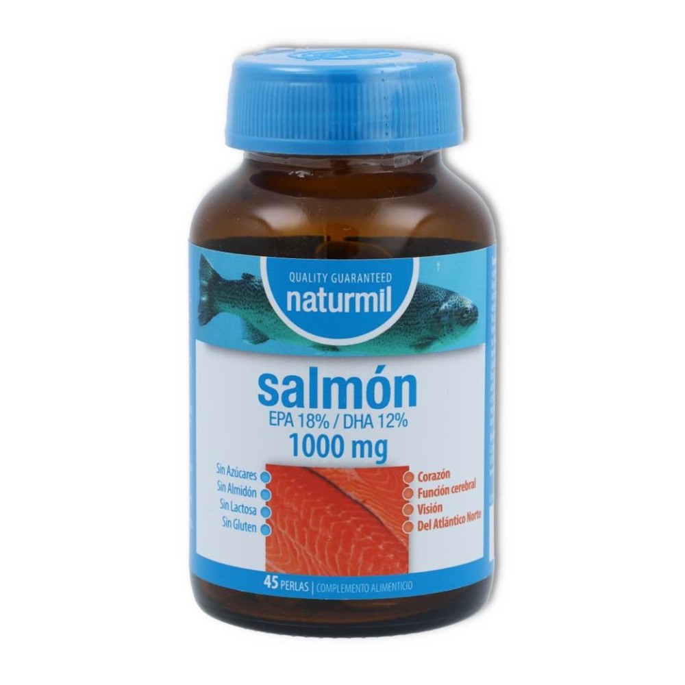 Salmon EPA 18  DHA 12  100 mg 45 perlas Naturmil