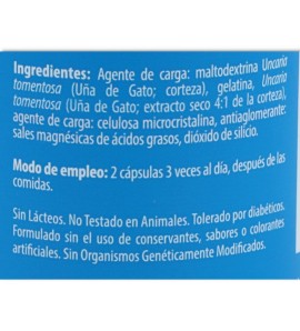 Uña de Gato 500 mg 90 cap Naturmil