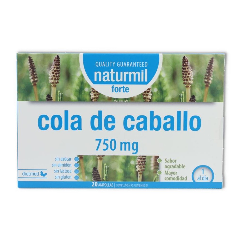 Cola de Caballo 750 mg 20 ampollas Naturmil