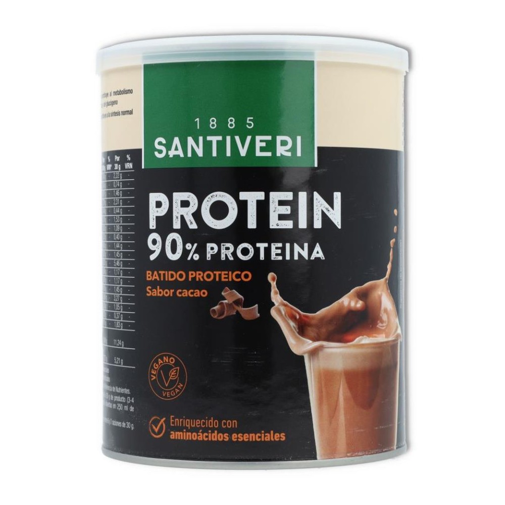 Protein 90 Instantaneo Cacao 200 gr Santiveri