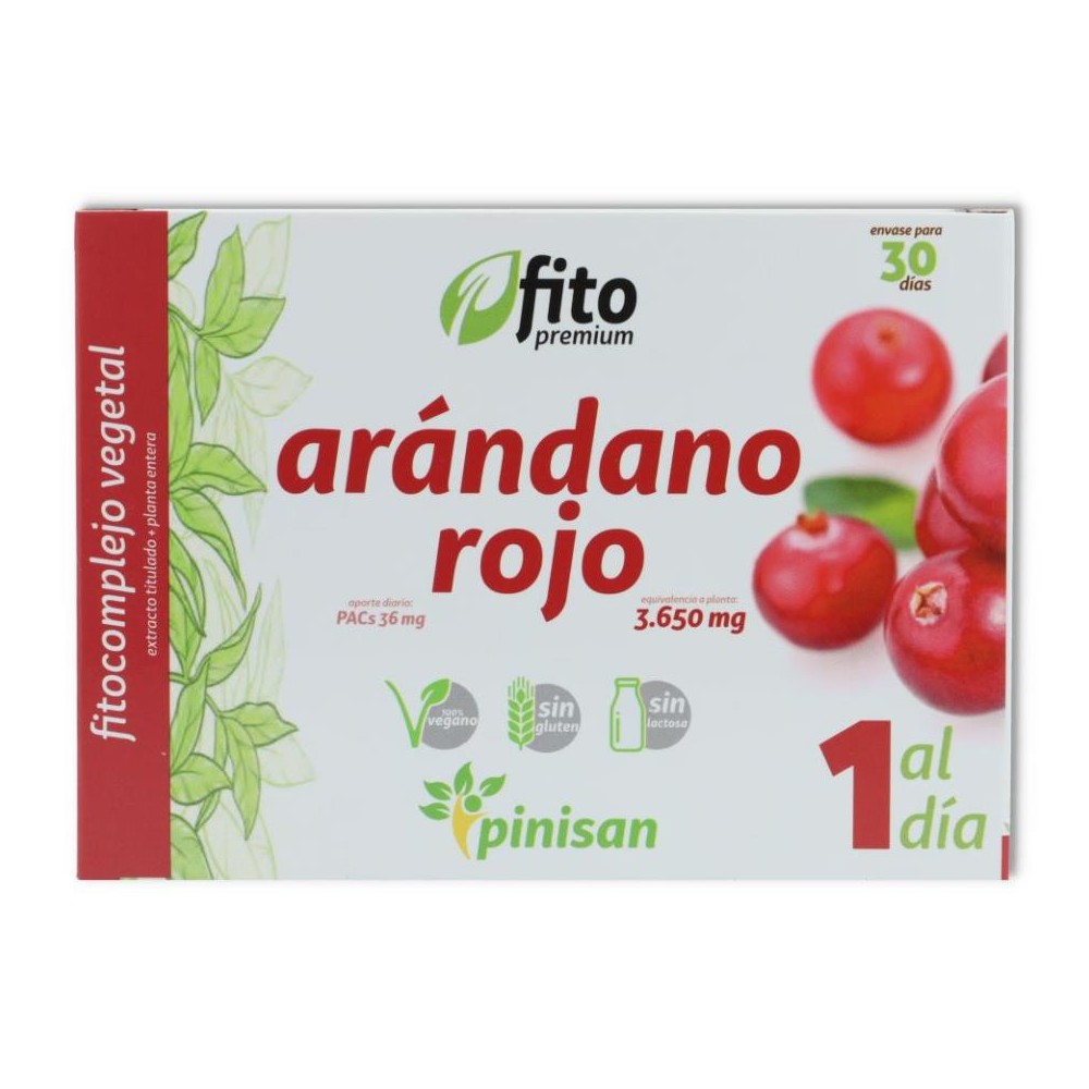 Fito Premium arándano rojo 30 caps Pinisan