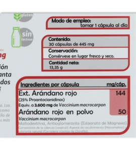 Fito Premium arándano rojo 30 caps Pinisan