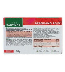 Santiveri Arandano Rojo 40 comp 