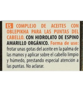 Aceite Reparador Puntas 50 ml Oblepikha