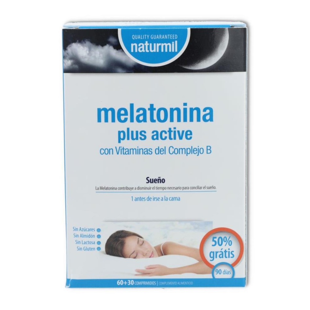 Melatonina Plus Active 60 comp Naturmil