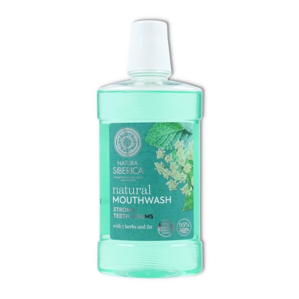 Enjuague Bucal 7 Hierbas 520 ml Nature Siberica