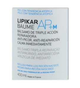 LIPIKAR BAUME AP 400 ml LA ROCHE POSAY 