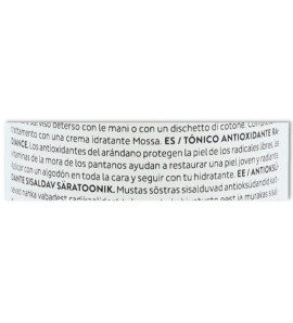 Mossa Tonico Antioxidante e Iluminador 200 ml