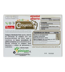 Colageno forte 60 caps artiline Pinisan