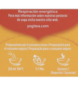 TE JENGIBRE NARANJA Y VANILLA 17 filtr Yogi