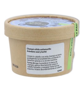 Champu Solido Antiamarillo Arandano 60 gr Krous