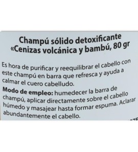 Champu Solido Detoxificante con Bambu 60 gr Krous