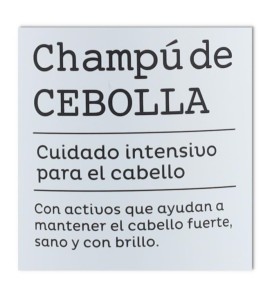 Champu Cebolla 300 ml Natysal