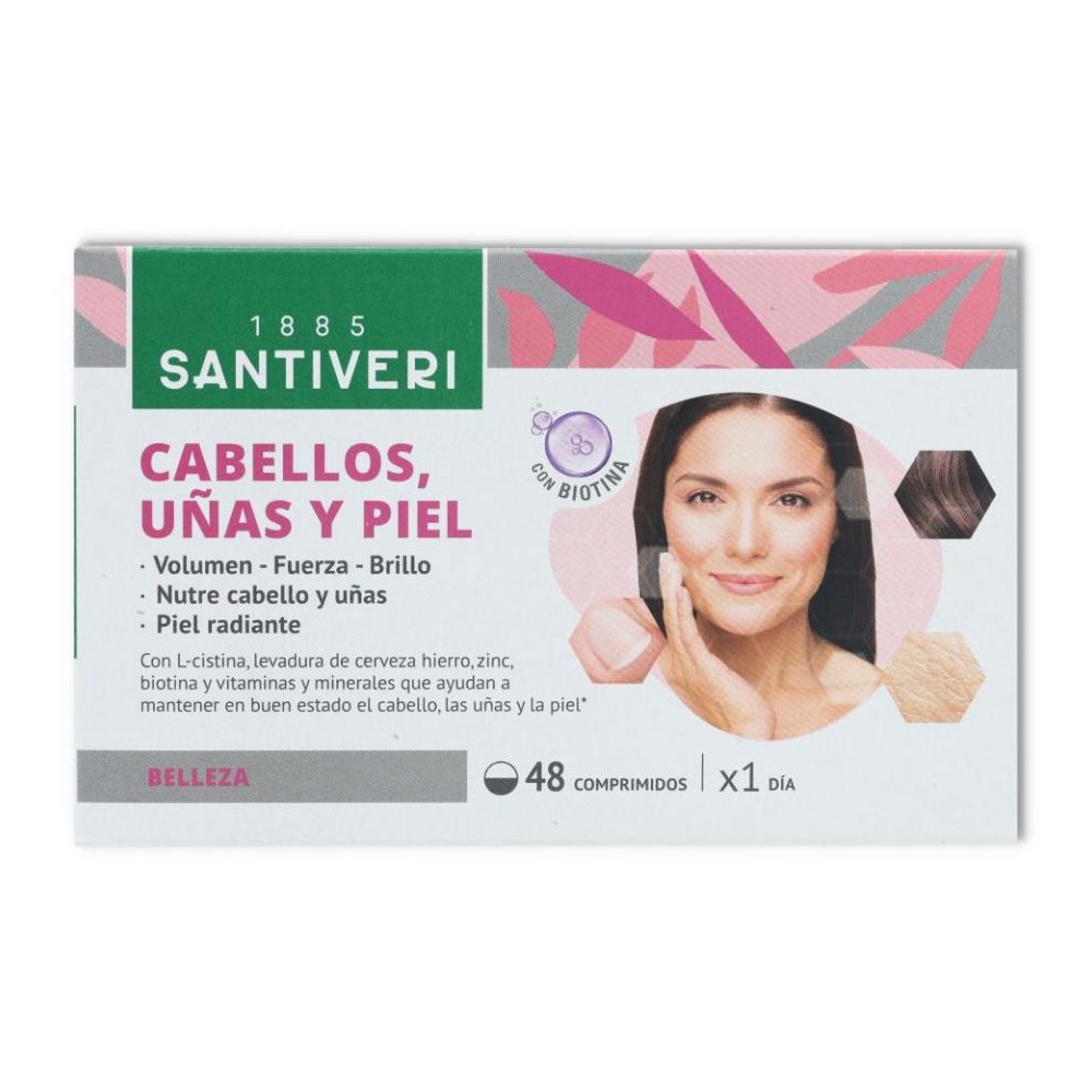 MULTIVIGOR CABELLO UÑAS Y PIEL 48 COMP SANTIVERI