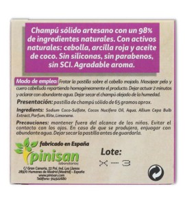 Champu Solido Revitalizante 65 gr Pinisan 