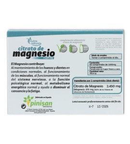 Citrato de Magnesio 60 comp Pinisan