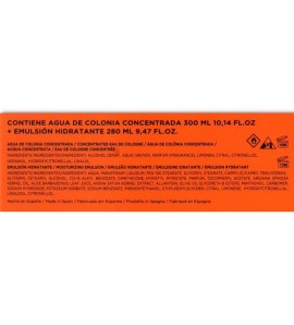 Lata Naranja Colonia  Emulsion Alvarez Gomez