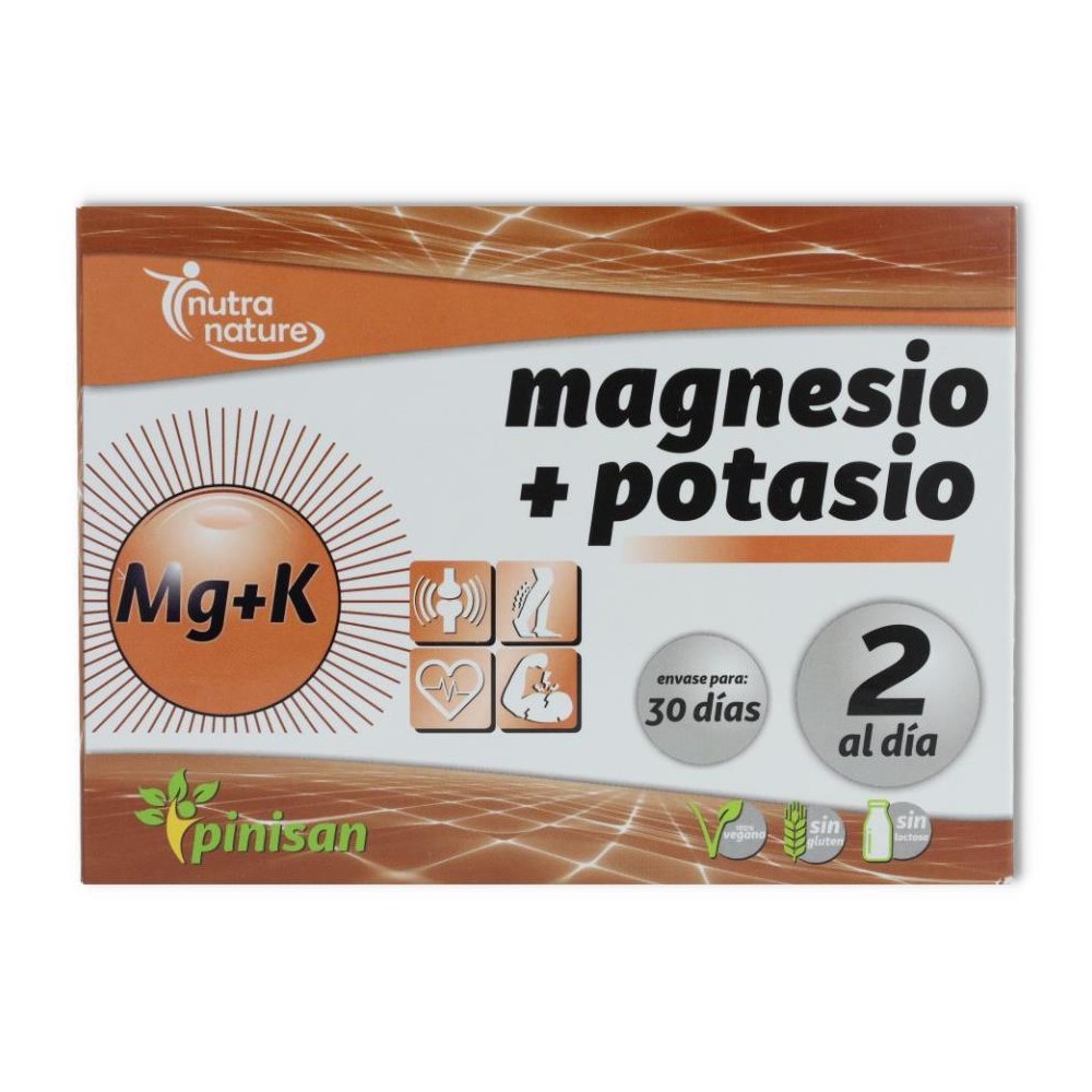 Magnesio Potasio 60 comp Pinisan