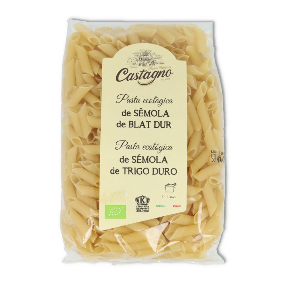 MACARRONES BLANCOS TRIGO ECO 500 gr CASTAGNO