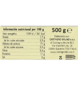 FIDEO SEMOLA Nº 4 ECO 500 gr CASTAGNO