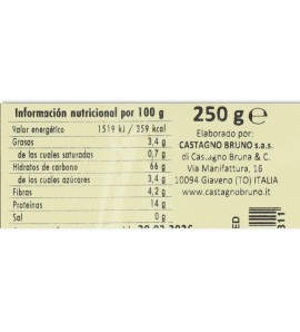 Macarrones Trigo Sarraceno Eco 250 gr Castagno