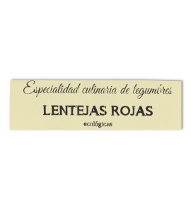 Espirales De Lentejas Rojas Bio 250 gr Castagno