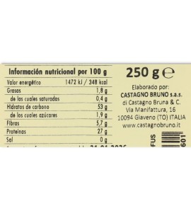 Espirales De Lentejas Rojas Bio 250 gr Castagno