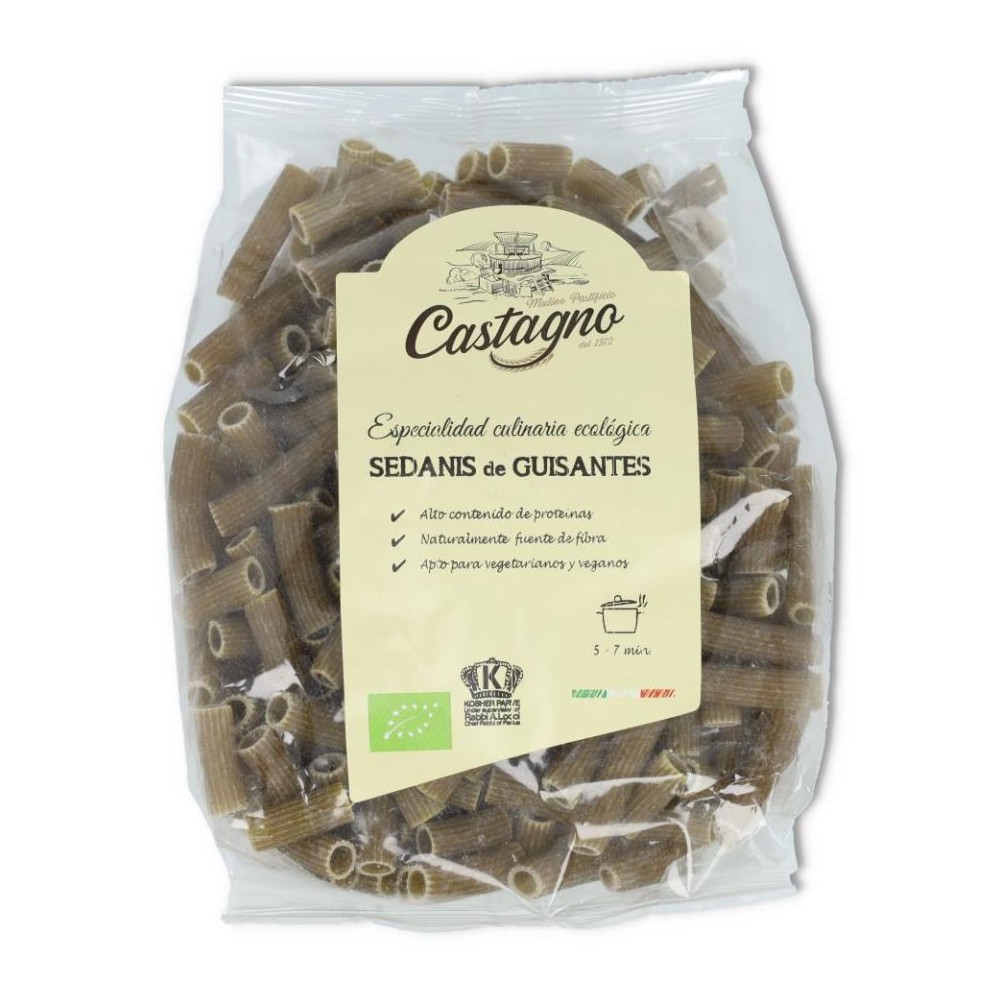 Macarrones de Guisante Bio 250 gr Castagno